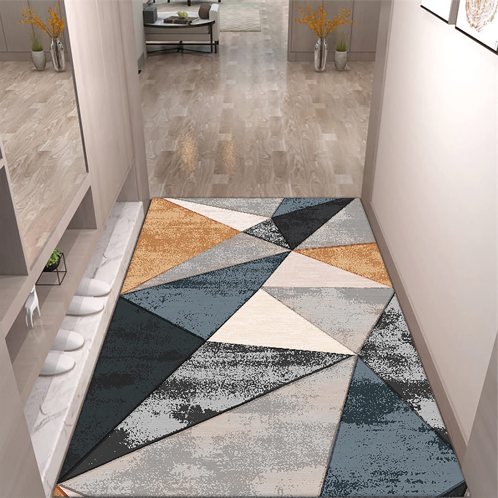 Non-Slip Machine Washable Area Rugs for Bedroom, Living Room, Entryway, Kitchen & Laundry Room - Soft Floor Mats & Runner Rugs for Home Decor - Perfect for High Traffic Areas and Cozy Spaces