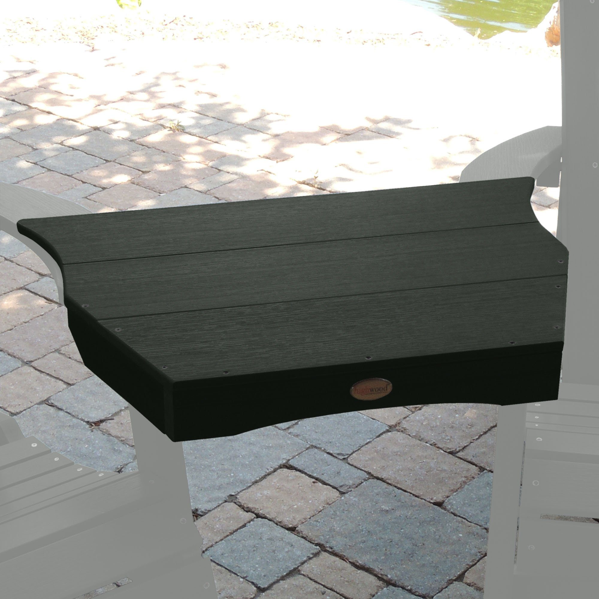 Adirondack Tete A Tete Connecting Table - Outdoor Patio Furniture for Intimate Conversations - Perfect for Garden, Deck, and Poolside Relaxation