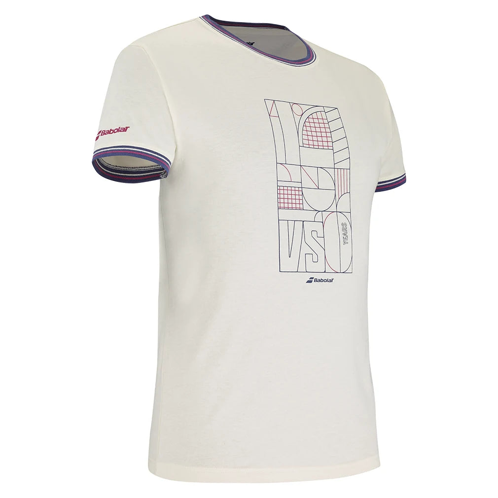 Premium Men's 150 Cotton Tennis T-Shirt - Soft Breathable Athletic Tee for Sports & Casual Wear - Cannoli Cream Color