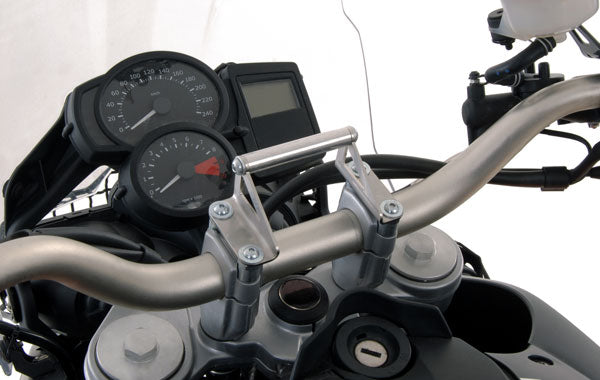 Touratech GPS Bracket Mount Adapter for BMW F800GS F700GS F650GS2 Adventure Motorcycles - Perfect for Off-Road Navigation & Adventure Riding