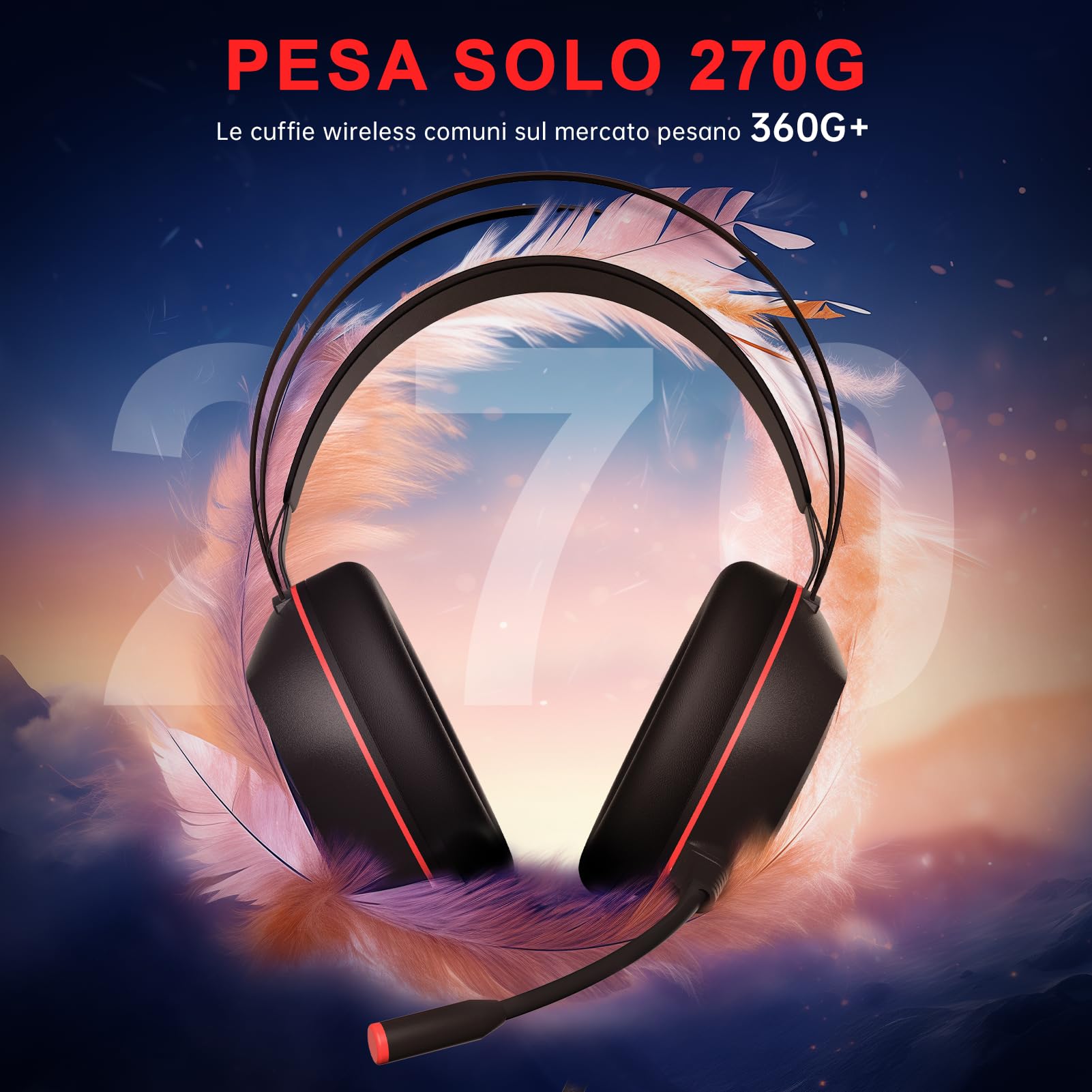 Best Gaming Headset for PS5, PS4, PC, Xbox & Switch - Wired Headphones with Microphone for Professional Gaming & Streaming | Perfect for Esports, Online Classes & Work from Home