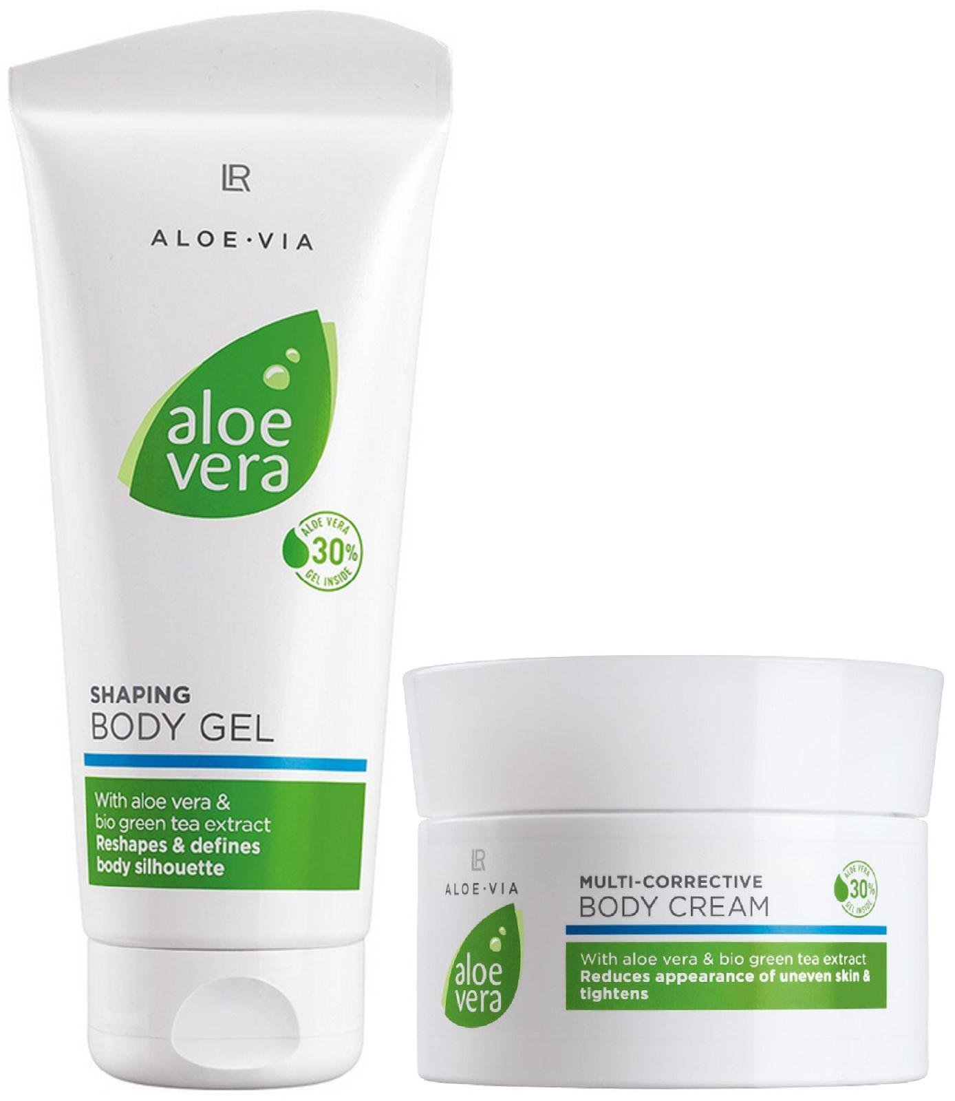 LR Aloe Vera Toning Set - Firming Body Gel & Cream (200ml Each) for Smooth, Hydrated Skin | Post-Workout Recovery & Daily Moisturizing Routine