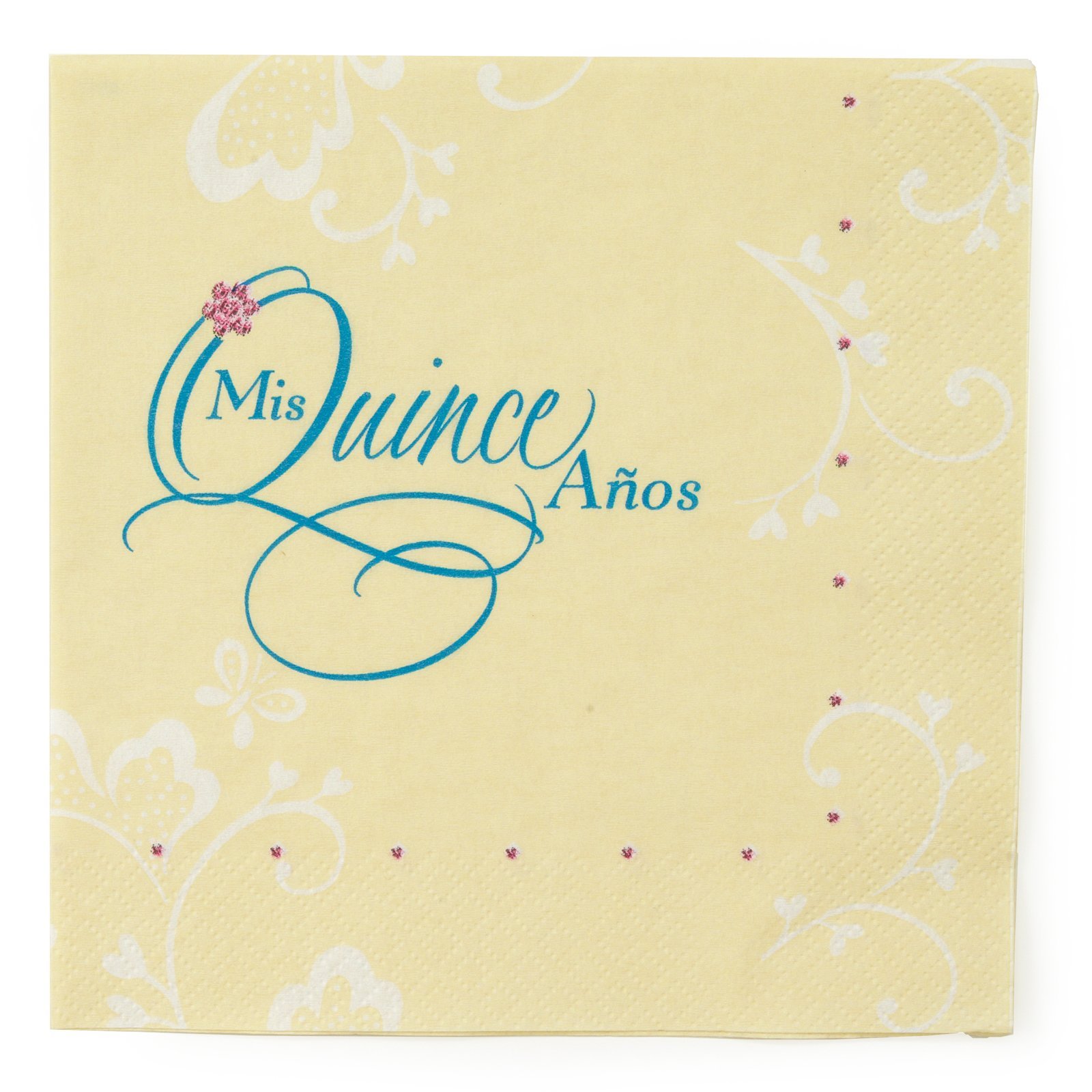 Elegant Quinceañera Lunch Napkins - 36 Count, Premium Quality for Celebrations & Special Occasions