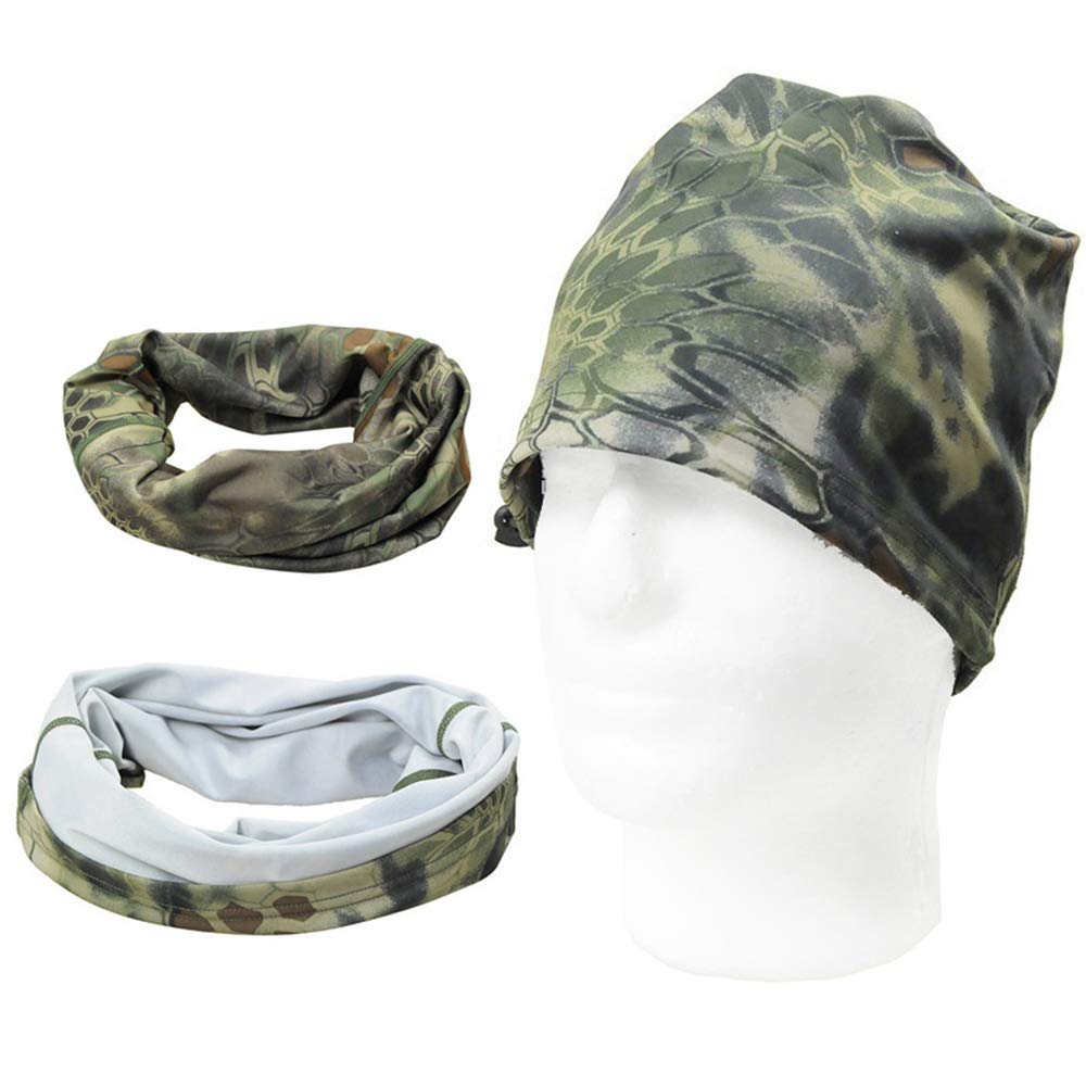 Tactical Airsoft Face Mask & Neck Scarf - Camouflage Outdoor Shooting Protection Gear for Cycling, Hunting & Paintball | Breathable Tactical Balaclava for Extreme Sports & Military Training