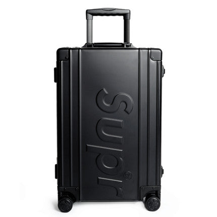 100% Aluminum Rolling Carry-On Luggage - Lightweight Matte Suitcase with Smooth Wheels for Travel | Business Trips, Weekend Getaways & Airplane Use (Red)