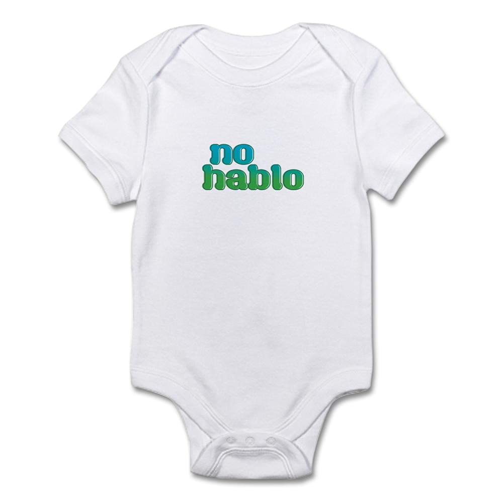 No Hablo Blue Baby Bodysuit - Funny Spanish Infant Onesie for Boys & Girls | Perfect for Playdates, Photo Shoots & Family Gatherings