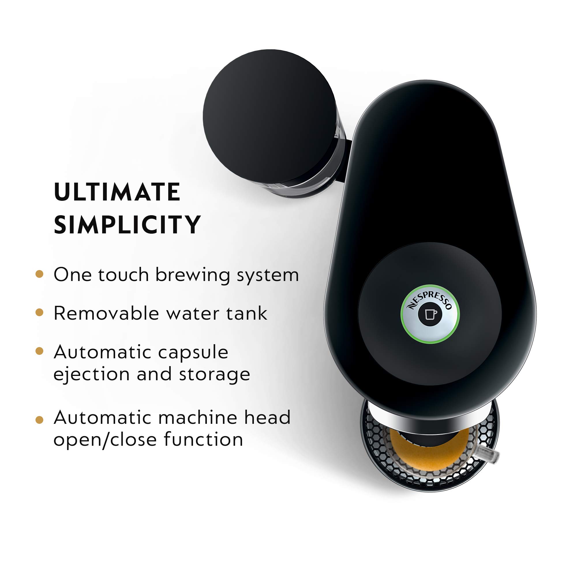 De'Longhi Nespresso VertuoPlus Deluxe Coffee & Espresso Machine with Aeroccino Milk Frother - Black | Includes VertuoLine Variety Pack | Perfect for Home, Office & Entertaining