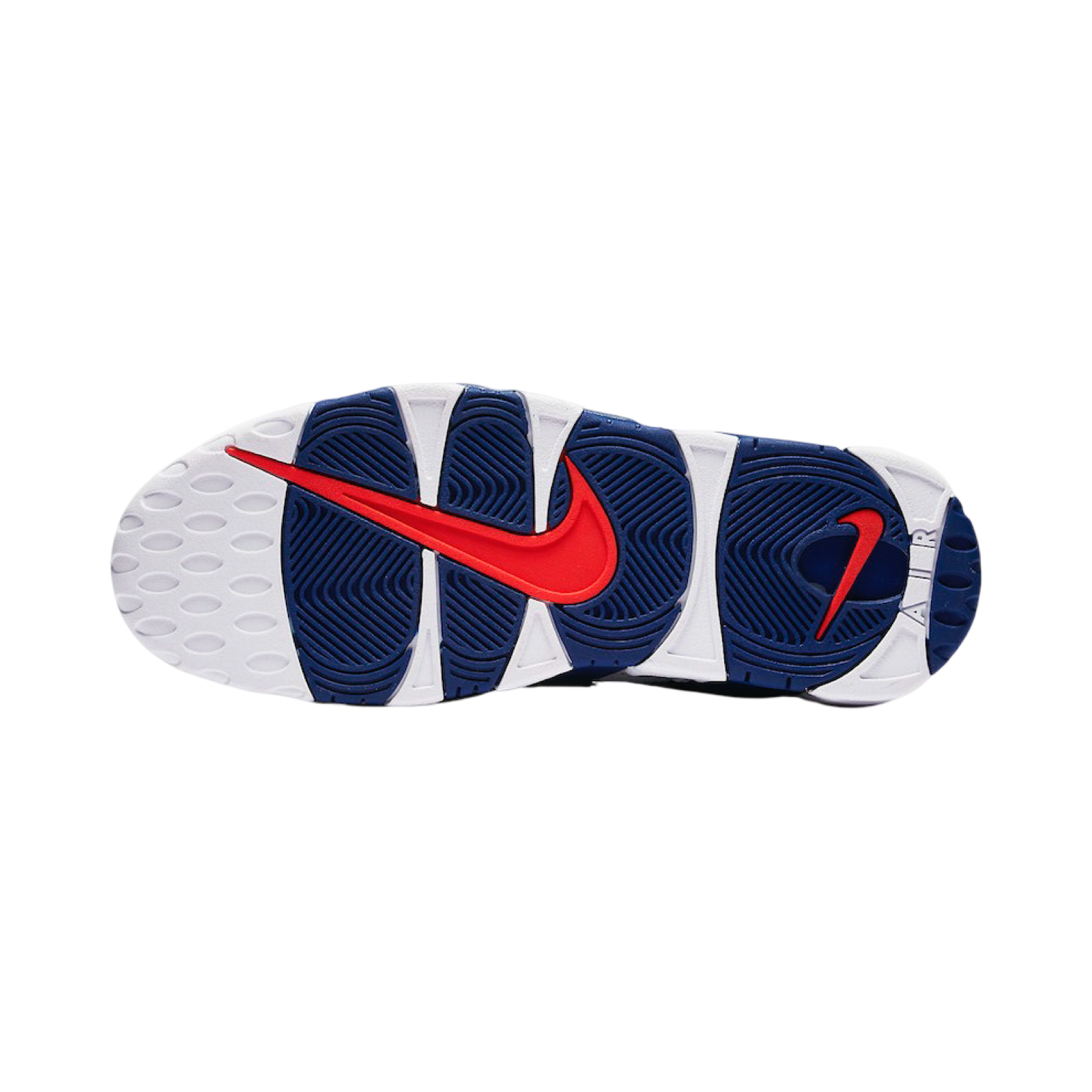 Nike Air More Uptempo '96 'Knicks' Basketball Shoes - White/Deep Royal Blue Retro Sneakers for Men | Streetwear & Basketball Performance