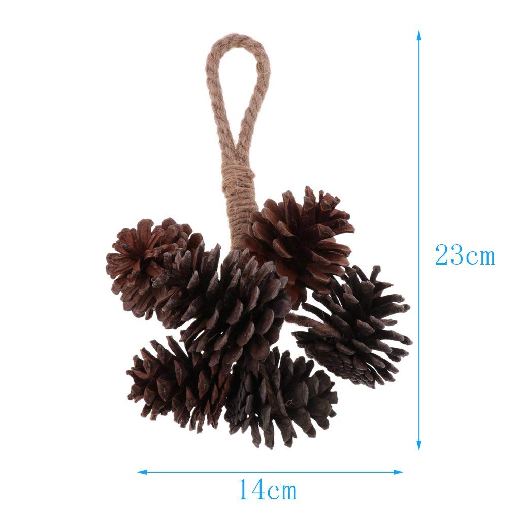 Natural Pine Cone Chewing Bird Toys - Safe Wooden Perches for Parrots, Cockatiels & Conures | Perfect for Cage Enrichment & Beak Trimming