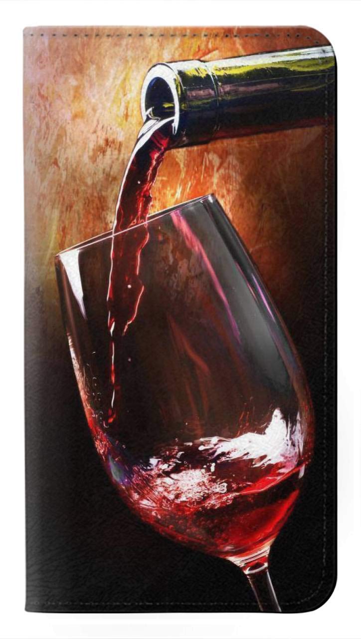 Google Pixel 4a 5G PU Leather Wine Case - Elegant Flip Cover for Night Out