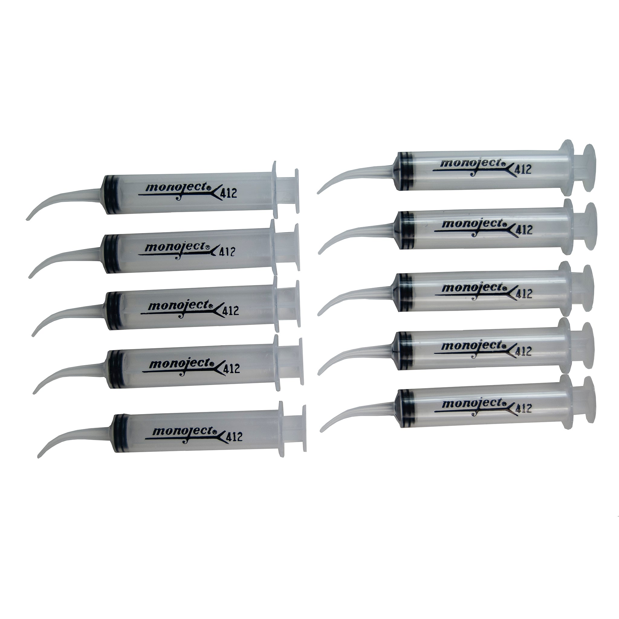 Monoject Syringes 10 Pack - Sterile Disposable Syringes for Medical, Veterinary & Lab Use - Ideal for Injections, Oral Medication & DIY Projects