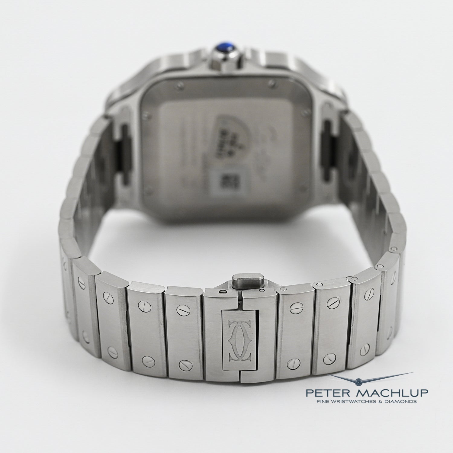 Cartier Santos LM Automatic Watch for Men - Luxury Swiss Stainless Steel Timepiece with Sapphire Crystal - Perfect for Business, Formal Events & Everyday Wear