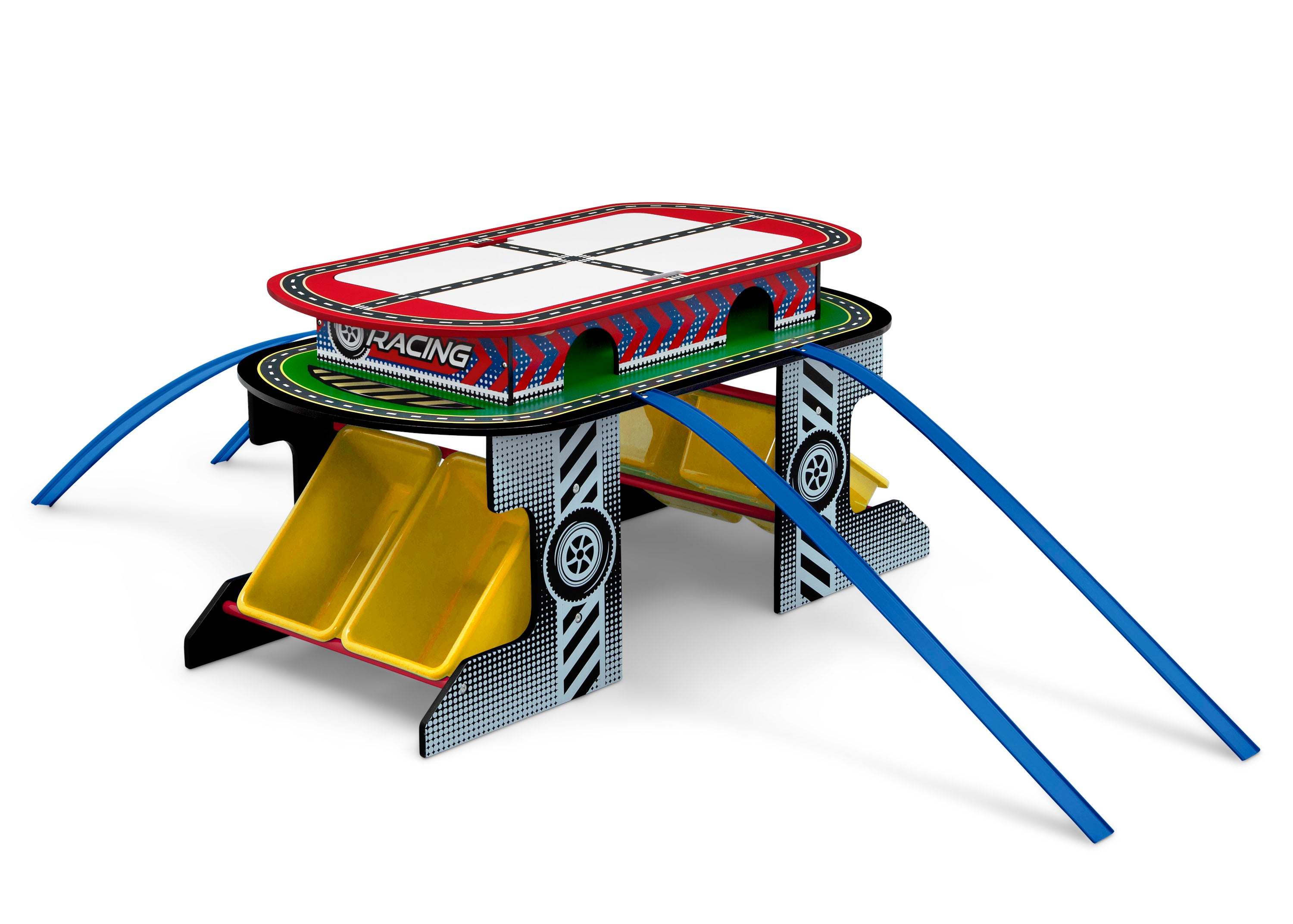 Kids Race Track Toy & Activity Play Table - Interactive Toy Car Set for Toddlers & Children - Perfect for Indoor Playrooms, Birthday Gifts & Family Game Nights