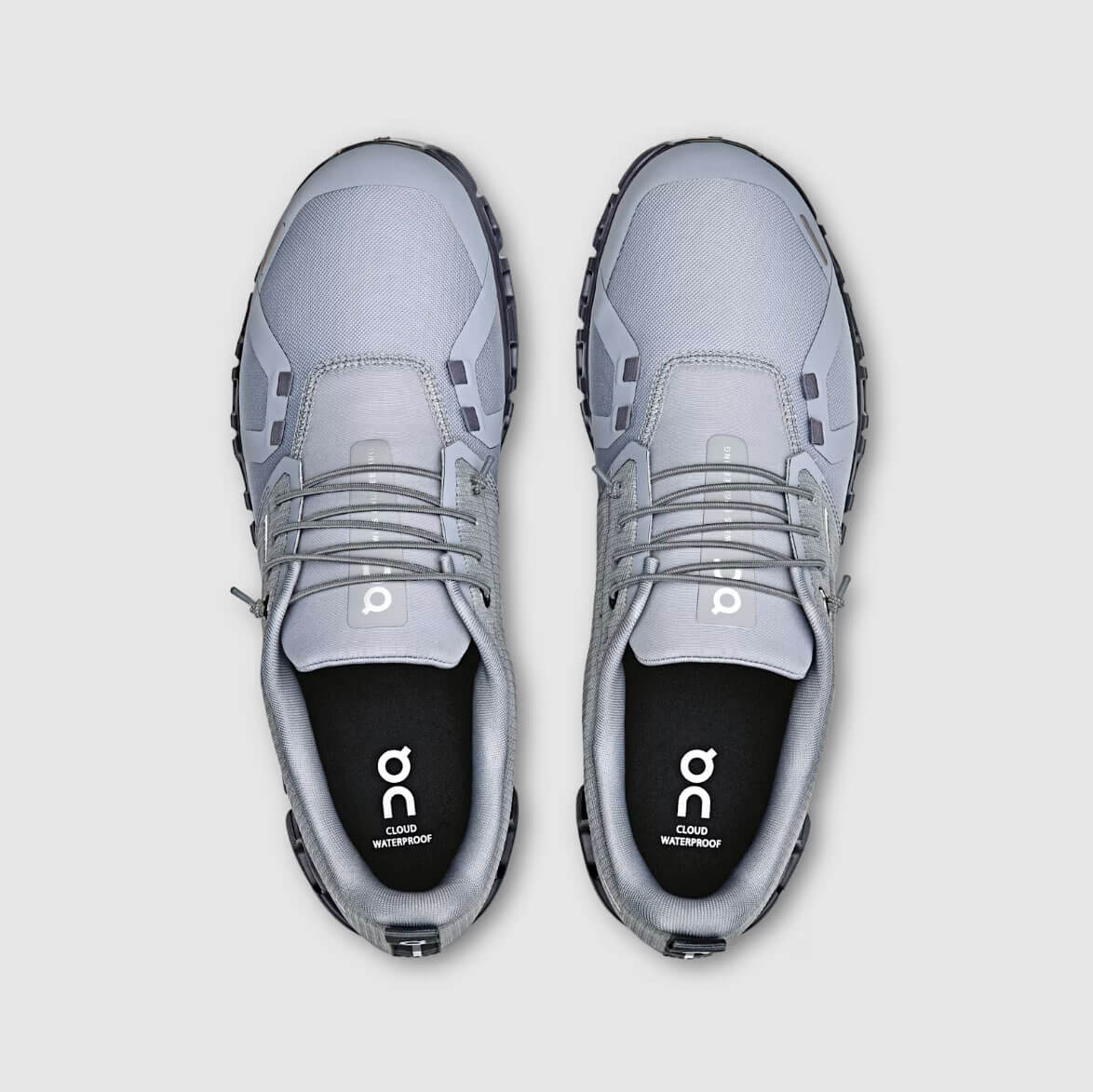 Men's Cloud 6 Waterproof Hiking Shoes - Lightweight Alloy Grey & Wolf Grey Trail Running Sneakers for Outdoor Adventures & Daily Wear