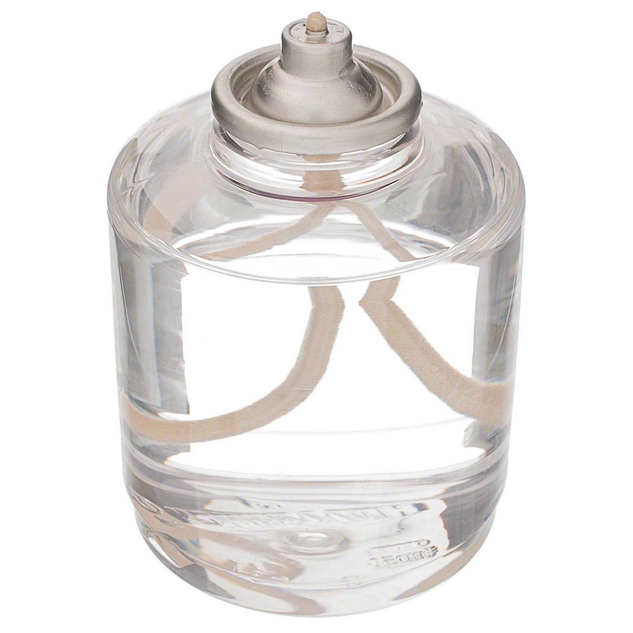 50-Hour Disposable Liquid Wax Fuel Cell - HD50-36 Clear Plastic Paraffin Candle Lamps (Set of 36) - Emergency Lighting, Camping, Power Outages & Commercial Foodservice Use