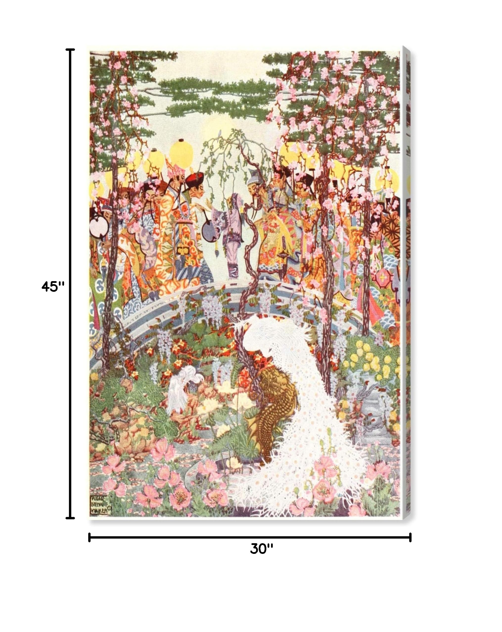 Oliver Gal Artist Co. Andersen Fairy Tales III Fantasy Wall Art Canvas Print - 30