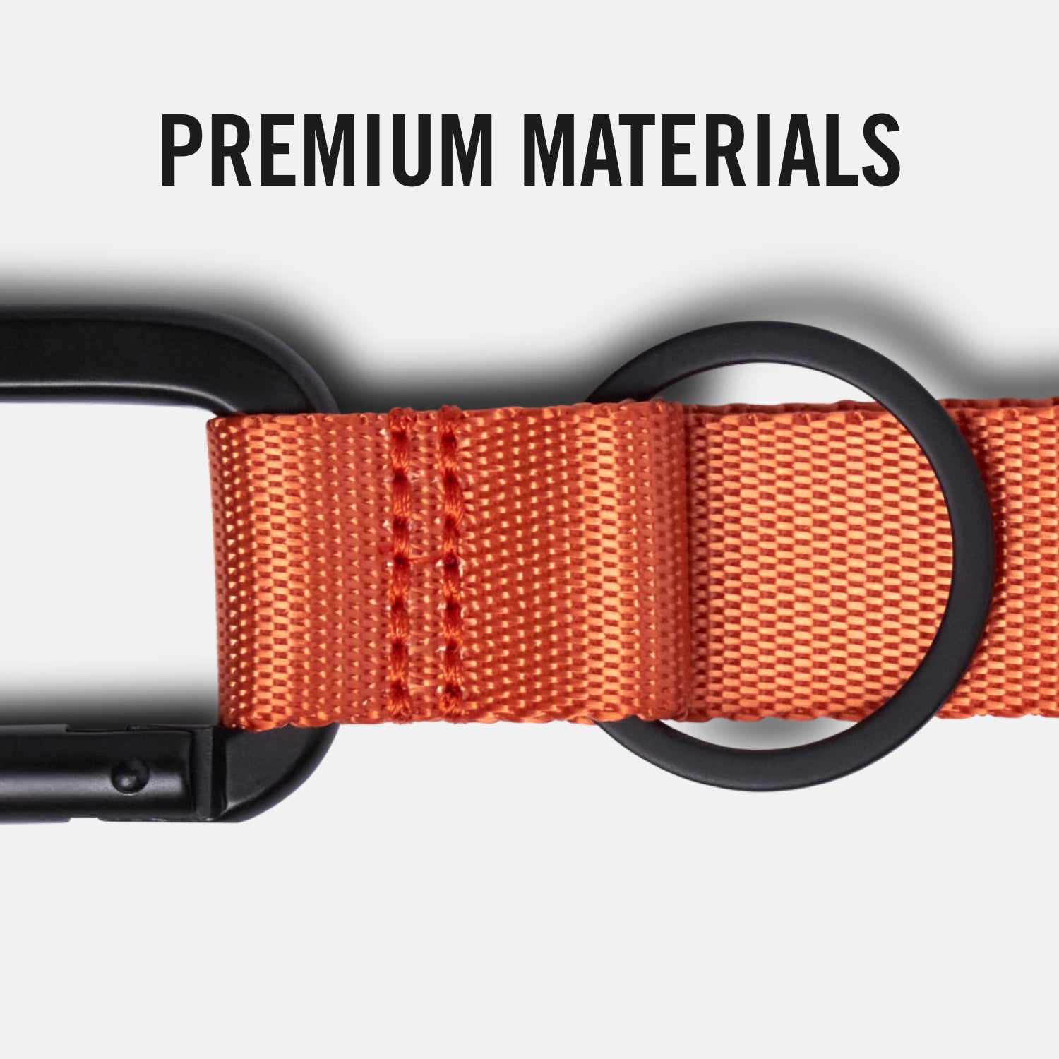 Basecamp Orange Everyday Keychain - Durable & Stylish Key Holder for Home, Office, and Outdoor Adventures