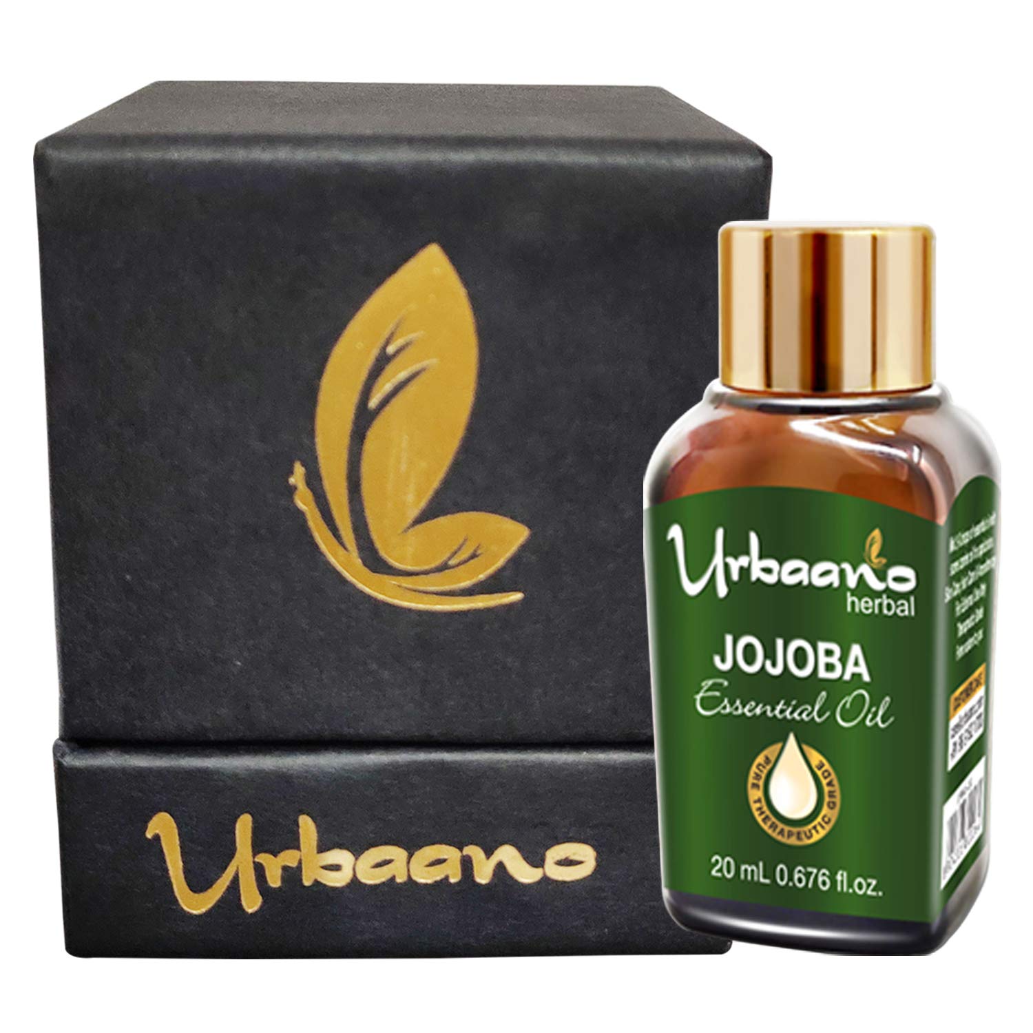 100% Pure Undiluted Jojoba Essential Oil for Face, Skin & Hair Care - 20ml Natural Makeup Remover, Hair Vitalizer & Carrier Oil | Perfect for Daily Skincare Routine, Aromatherapy & Gift Giving