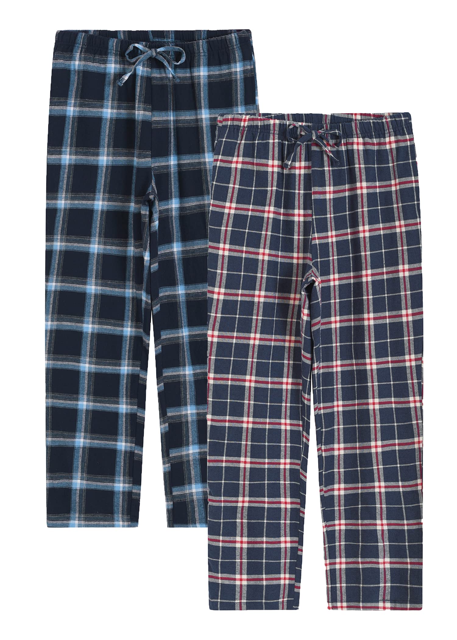 Cozy Women's Cotton Flannel Pajama Pants - Plaid Sleepwear with Pockets | Soft Lounge Pants for Relaxing at Home & Winter Nights