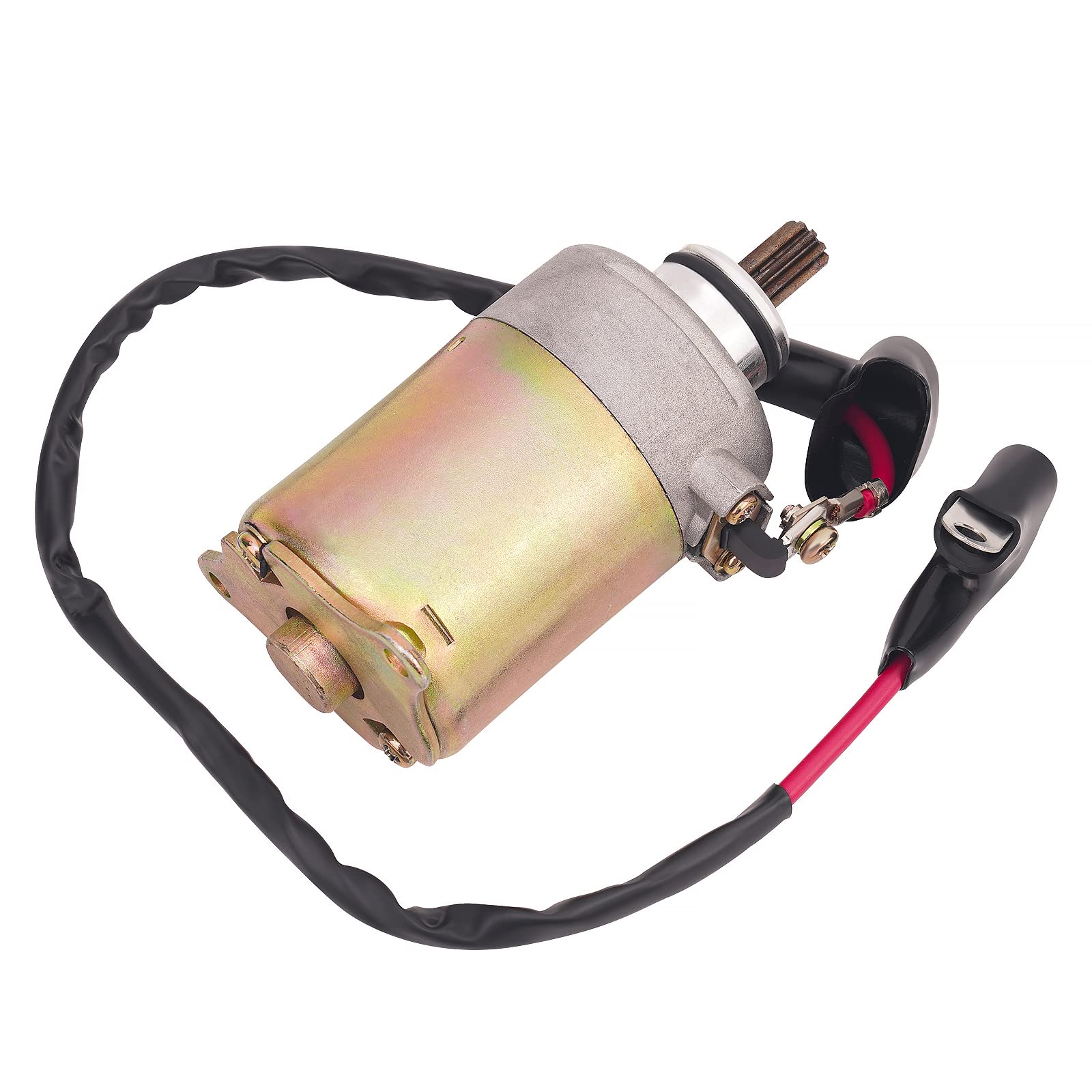 GY6 49cc 50cc 125cc 150cc Scooter Starter Motor - Compatible with ATV, Quad, 4 Wheelers, Moped, Go Karts (139QMB 152QMI 157QMJ Engines) - Fits TAOTAO, SUNL, ROKETA, Tank, Baja, Icebear, Jonway Scooters - Perfect for Off-Road, Urban Commuting & Recreational Riding