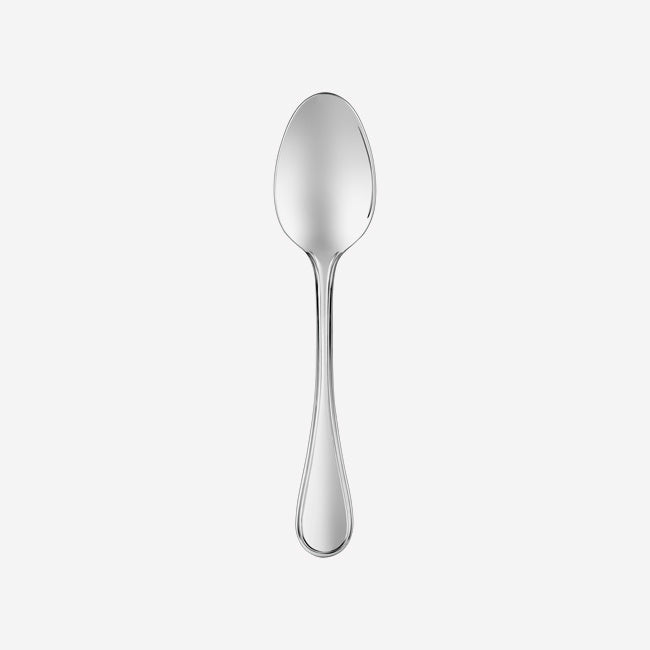 Christofle Albi Stainless Steel Dessert Spoon - Elegant Silverware for Fine Dining & Dessert Parties