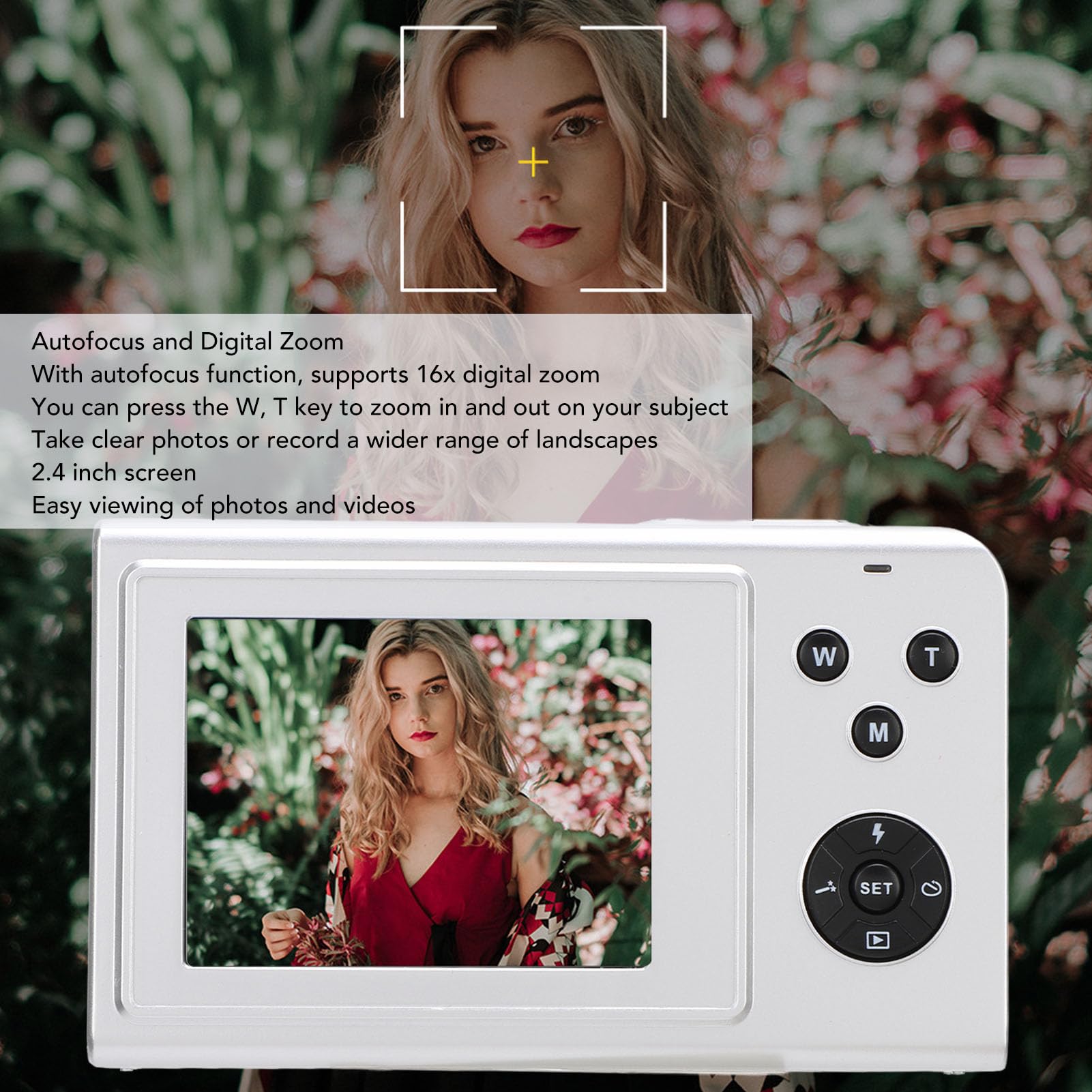 56MP 4K Digital Camera with 2.4