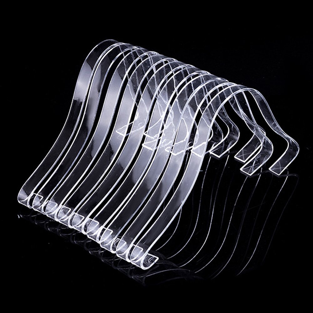 20Pcs Clear Sandal Shoe Display Stands - Shoe Supports & Shaper Forms for Retail Stores & Home Organization - Perfect for Shoe Store Displays, Closet Storage & Travel Packing