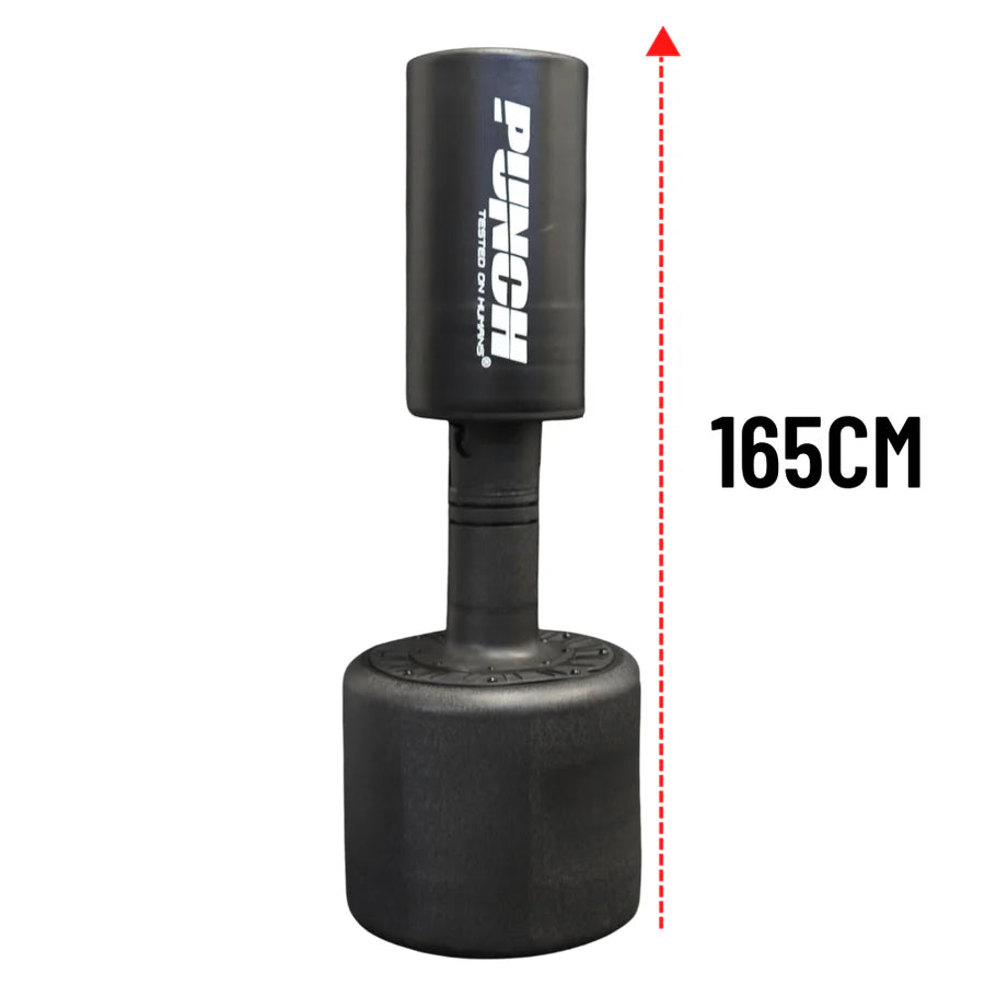 URBAN PUNCHFIT Free Standing Punching Bag for Boxing & MMA Training - Home Gym Equipment for Cardio & Strength Workouts