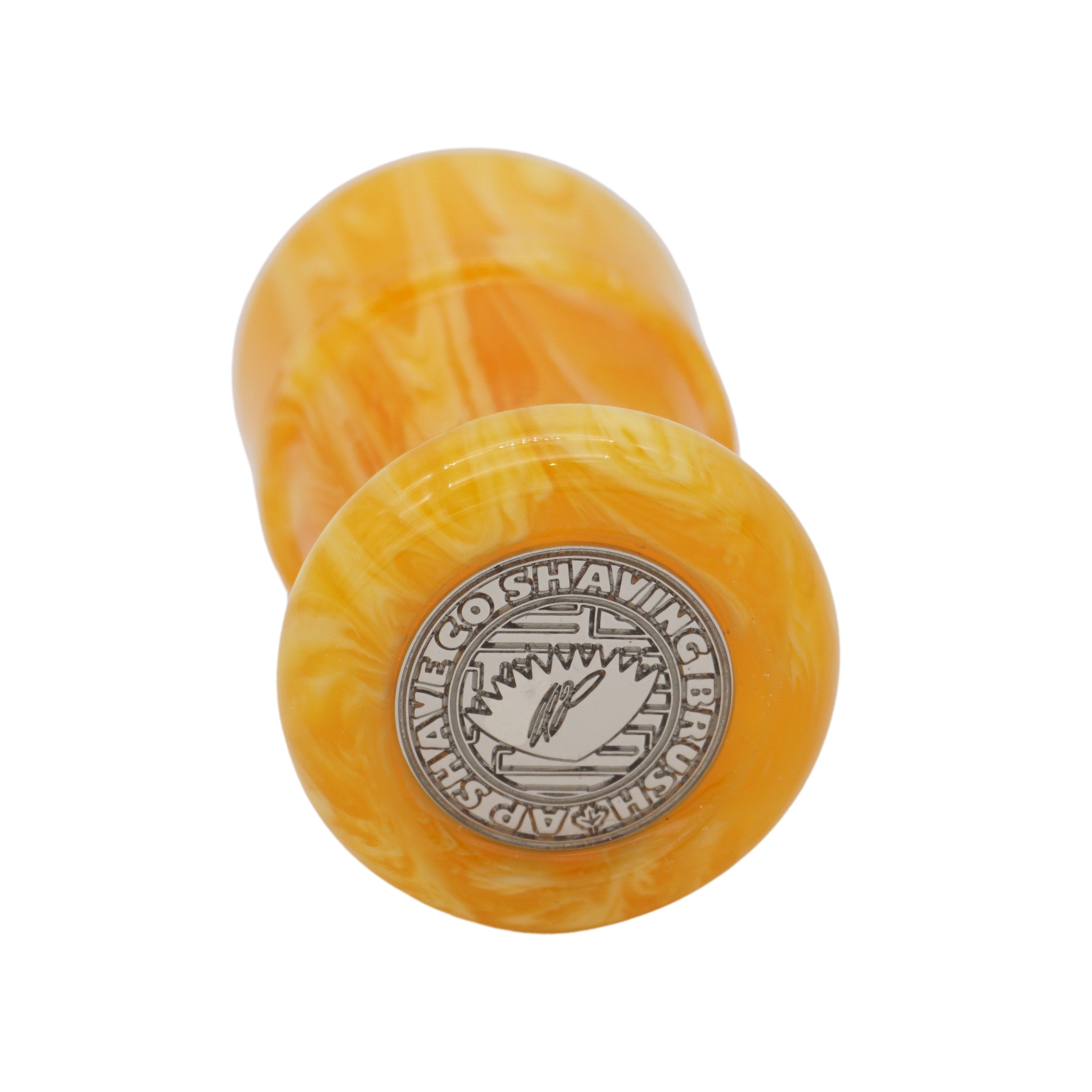 Premium Handcrafted Amber Shaving Brush Handle - Fits 24mm & 26mm Knots - Perfect for Wet Shaving & Luxury Grooming Gifts