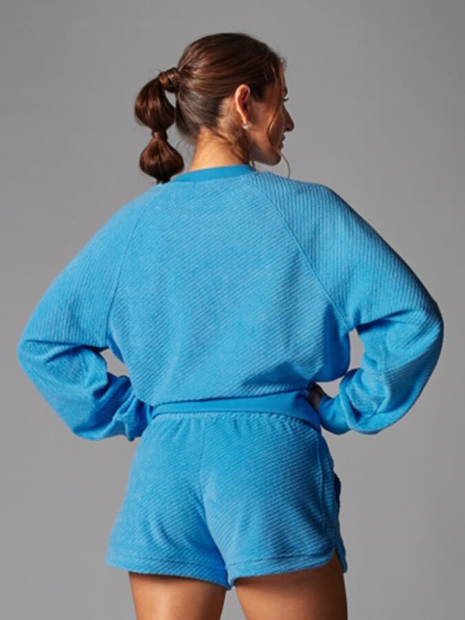 Tavi Ease Crew Women's Terry Sweatshirt | Soft Cotton Pullover | Casual Loungewear & Athleisure Top for Everyday Comfort