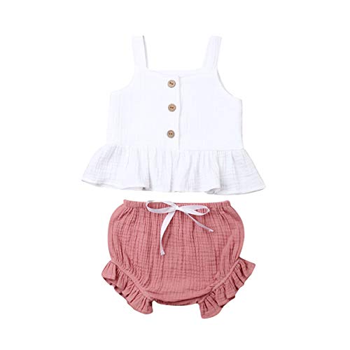 White Baby Girl Shorts