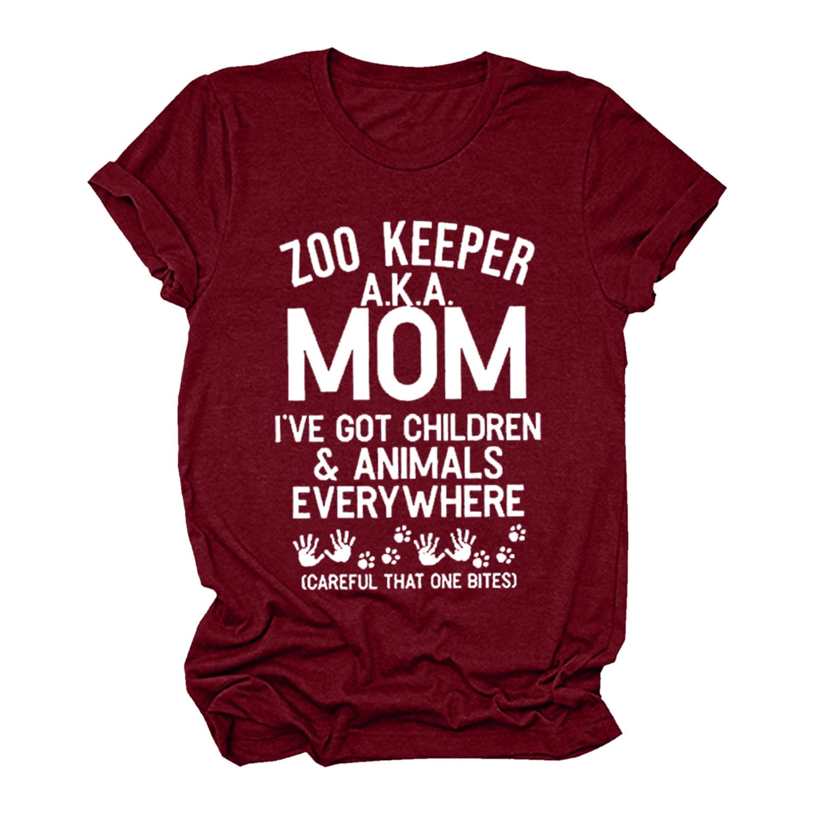 Funny Letter Print Women's T-Shirt - Loose Fit Graphic Crewneck Tee for Summer | Casual Wear, Mom Outfits & Everyday Comfort