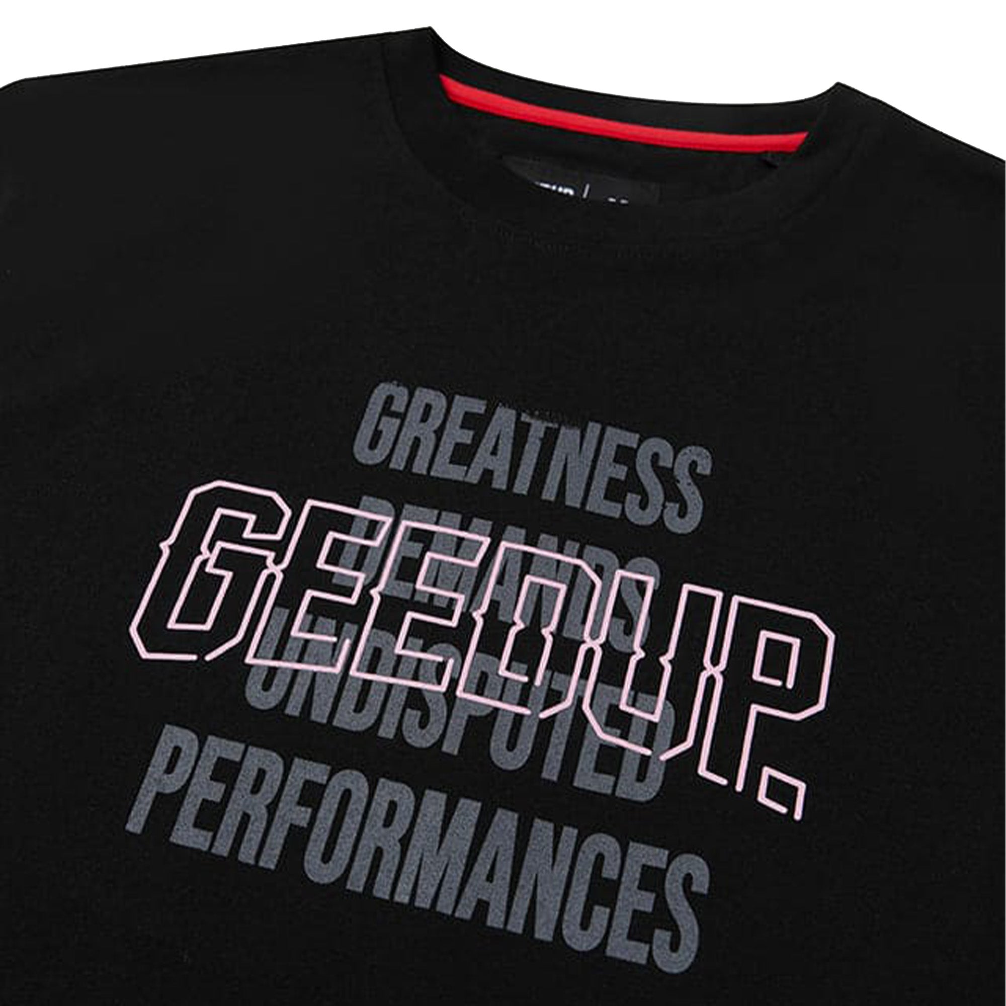 Geedup G.D.U.P Black T-Shirt for Men (2024) - Casual Streetwear, Graphic Tee for Everyday Wear & Urban Fashion