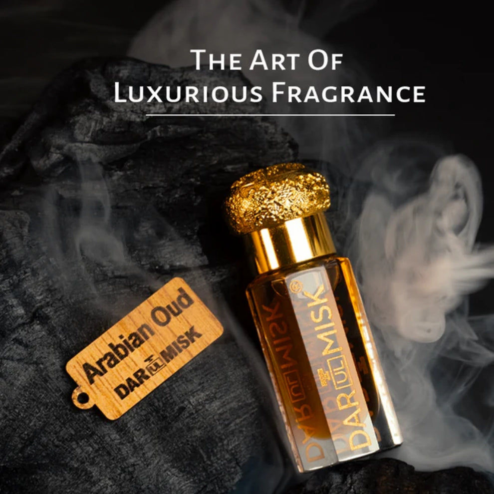 Premium Arabian Oud Perfume Oil 12ml - Authentic Saudi Arabia Fragrance, Long-Lasting & Exotic Scent, Best Seller for Men & Women - Perfect for Special Occasions, Gifts & Daily Wear