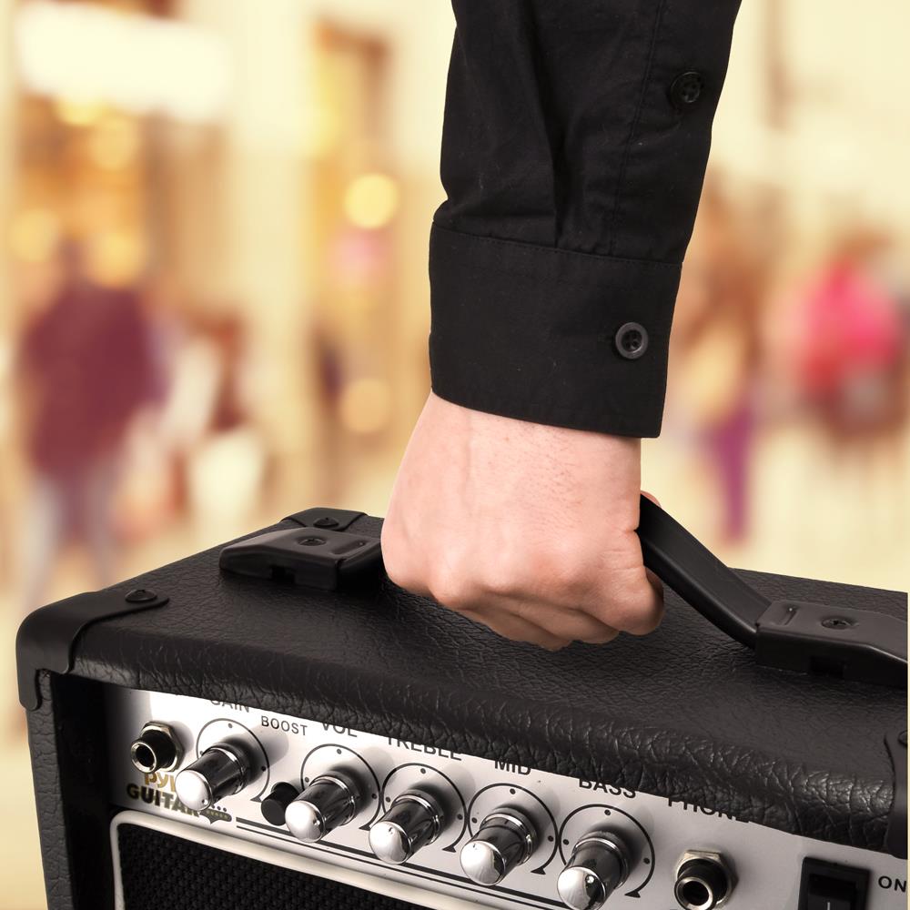 20 Watt Portable Guitar Amplifier - Compact & Powerful Mini Amp for Electric/Acoustic Guitars - Perfect for Practice, Travel & Small Gigs