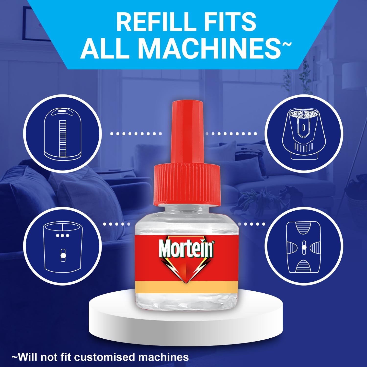 Mortein 45ml Mosquito Killer Refill & Machine Combo (2 Machines + 2 Refills) - Smartplus Insect Repellent for Dengue Protection | Liquid Mosquito Repellent for Home, Bedroom & Outdoor Use
