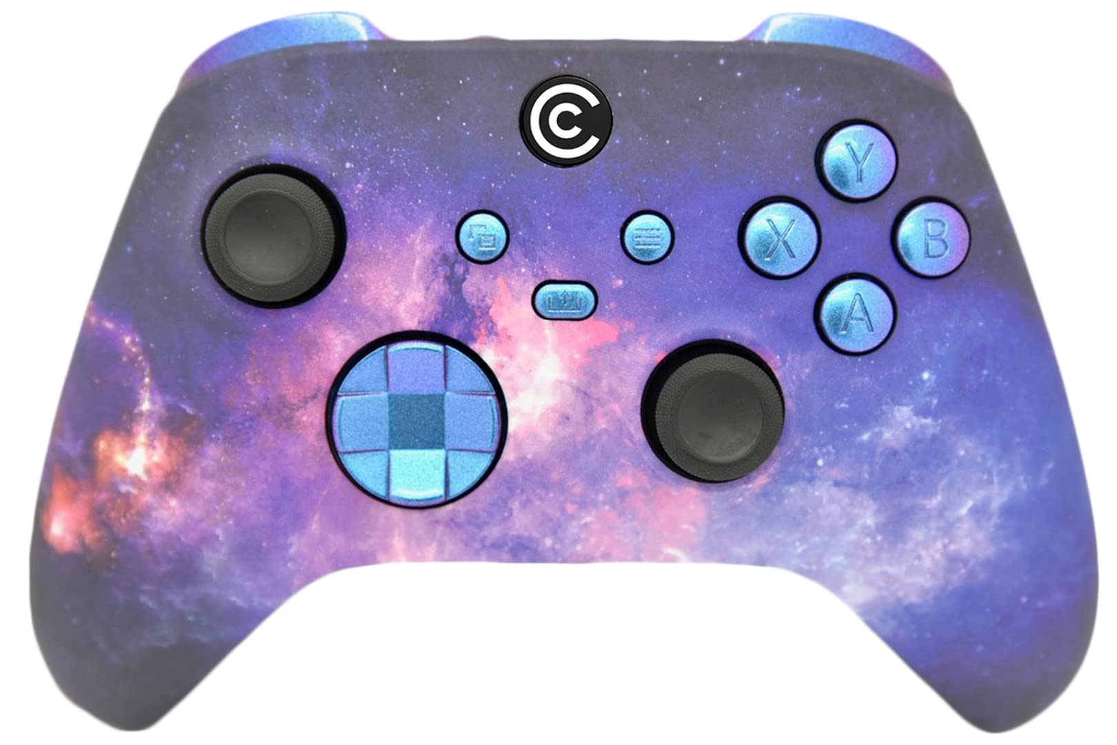 Premium Custom Wireless Controller for PC, Windows, Xbox Series X/S & One - Galaxy & Chameleon Design Options | Ergonomic Gaming for FPS, Racing & Casual Play