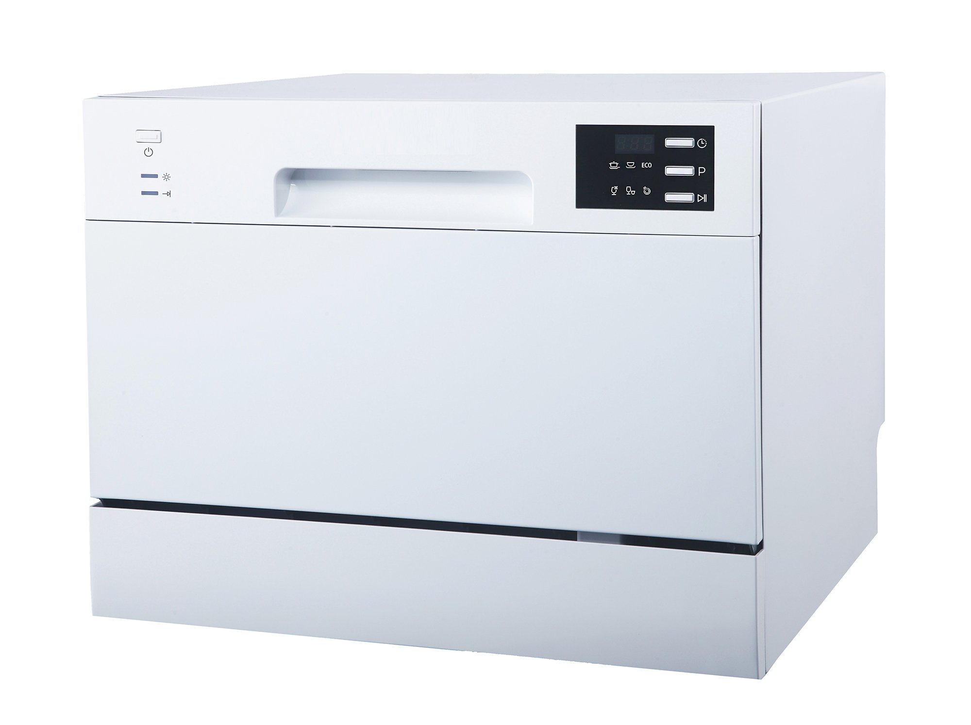 Energy Star Certified Countertop Dishwasher - Compact White SPT SD-2225DWA with Delay Start & LED Display | Perfect for Apartments, RVs, and Small Kitchens