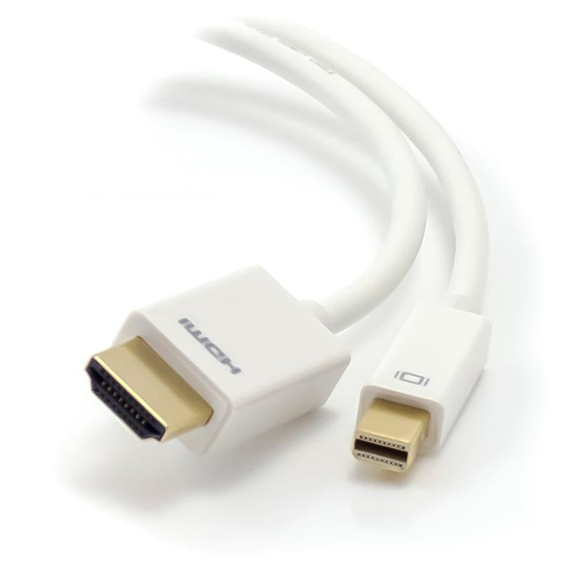 Premium SmartConnect Mini DisplayPort to HDMI Male to Male Cable - 4K Ultra HD, High-Speed Connectivity for Laptops, Monitors, TVs & Home Theater Systems