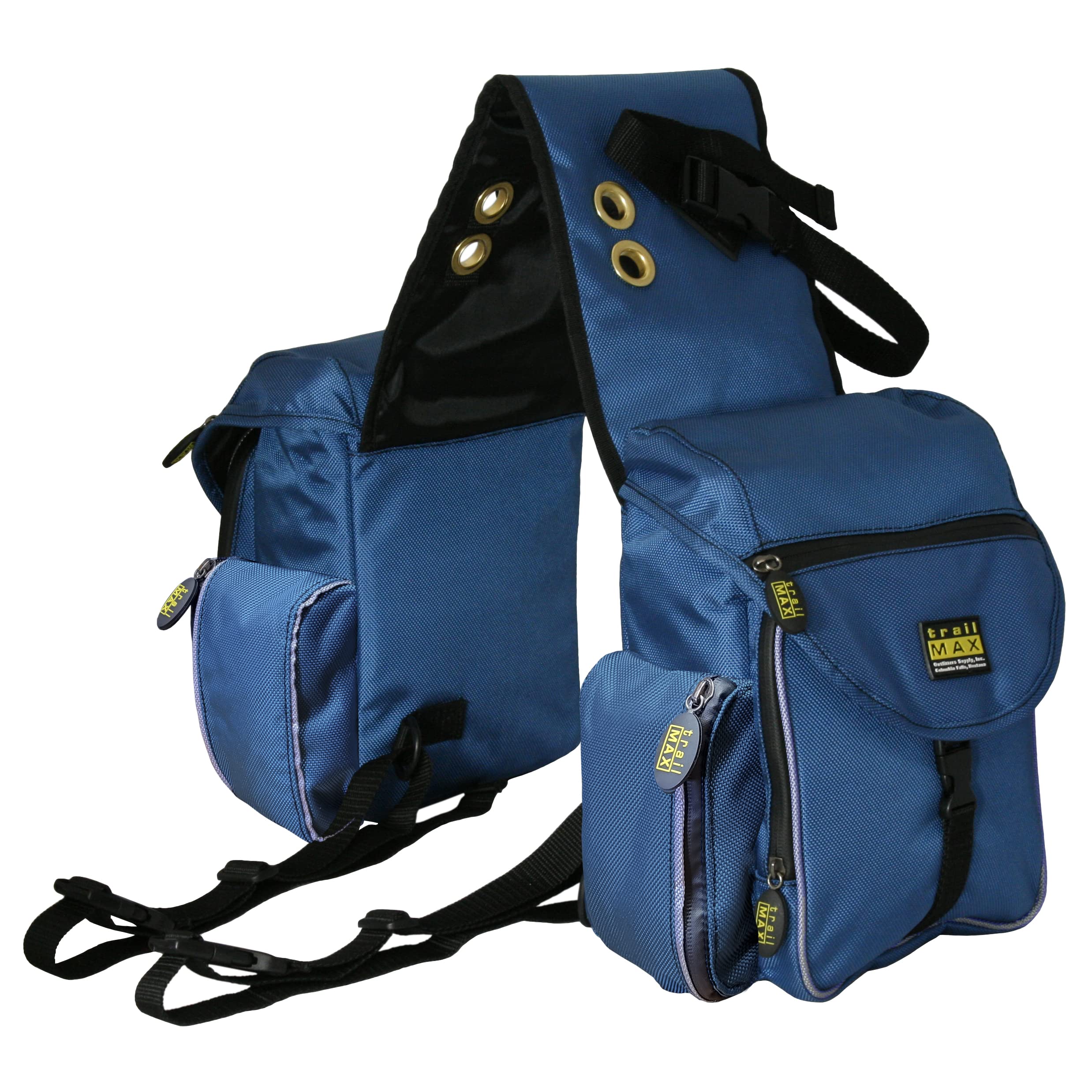 TrailMax 500 Series Insulated & Padded Horse Saddle Bags for Trail Riding - Waterproof Equestrian Gear for Camping, Hiking & Outdoor Adventures