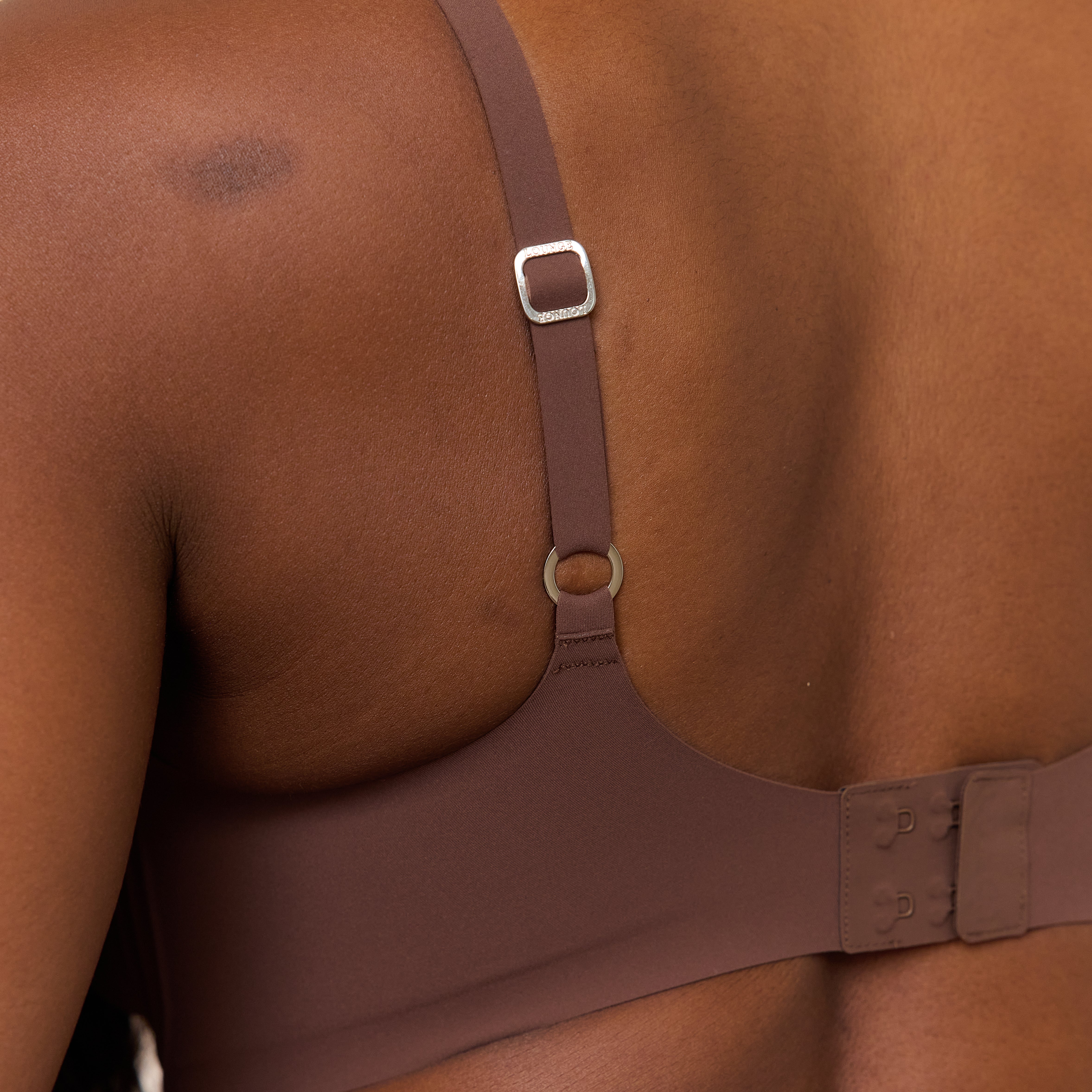 Everyday Flex Bralette - Comfortable Wireless Bra in Cocoa for Yoga, Lounge & Sleep | Seamless Support for Women