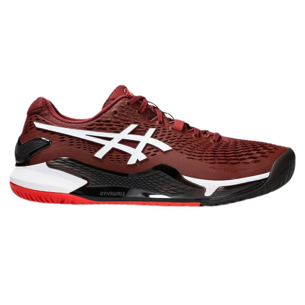 ASICS Gel Resolution 9 Men's Tennis Shoes - Lightweight Performance Court Shoes for Men (Red/White) | Ideal for Competitive Tennis, Pickleball & Court Sports