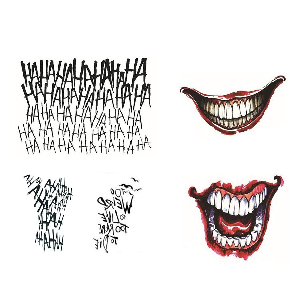 FEDBNET Halloween Scars Temporary Tattoos - Realistic Fake Wound & Zombie Tattoo Stickers with Fake Blood Effect - Perfect for Halloween Costumes, Cosplay, Horror Parties & Themed Events