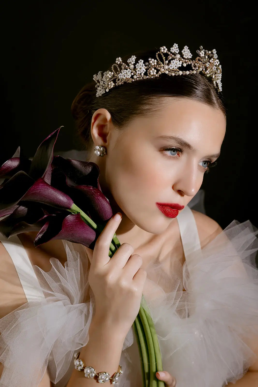 Maeve Crown - Elegant Floral Headpiece for Women | Perfect for Weddings, Parties & Special Occasions | Boho Bridal Accessories & Festival Hair Decor