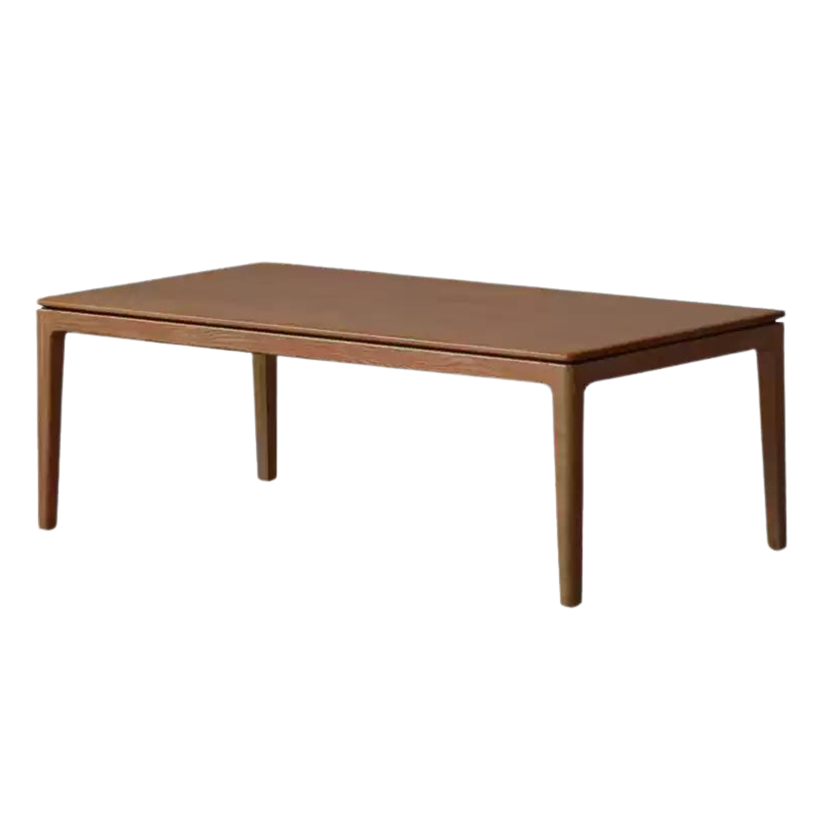 Premium Black Walnut, Ash & Oak Solid Wood Coffee Table - Modern Rustic Living Room Furniture for Home Decor & Entertaining