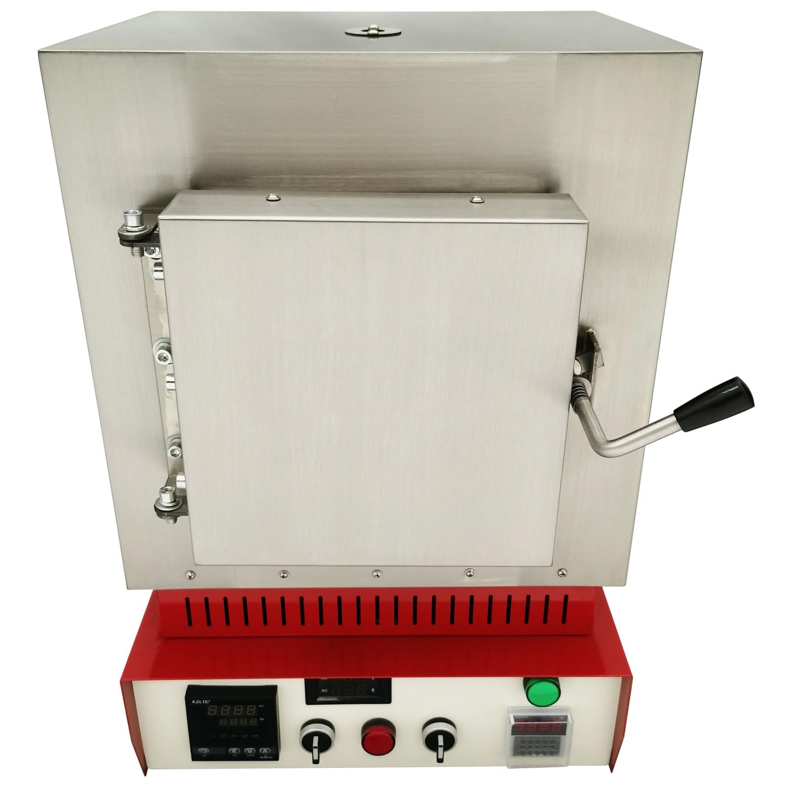 High-Temp Muffle Furnace 2012°F (1100°C) - 3000W Tabletop Burnout Oven for Jewelry Casting, Dental Labs & Metalworking - 110V Heat-Resistant Kiln for Precision Melting & Firing