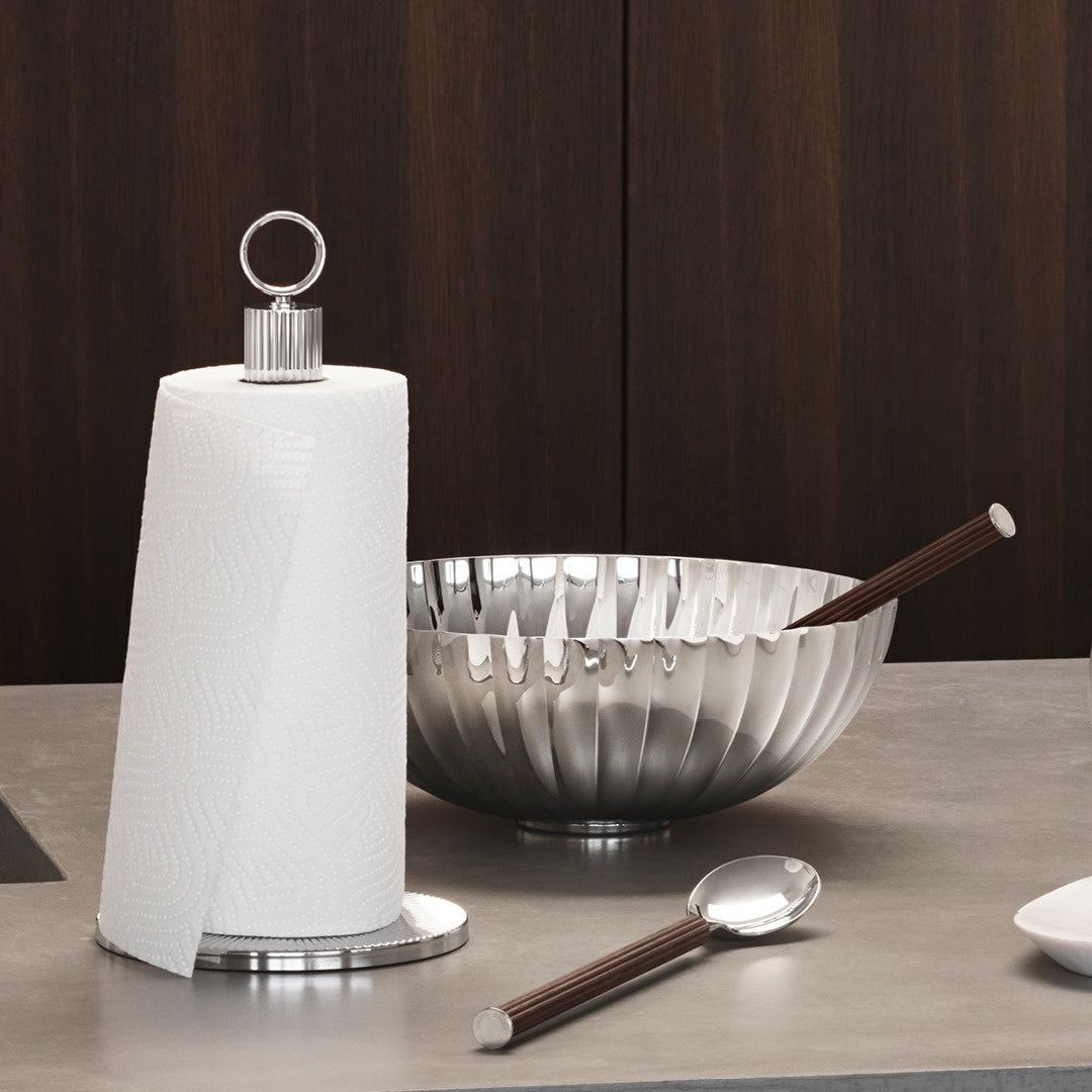 Georg Jensen Bernadotte Stainless Steel Paper Towel Holder - Elegant Kitchen Organizer for Modern Homes & Restaurants