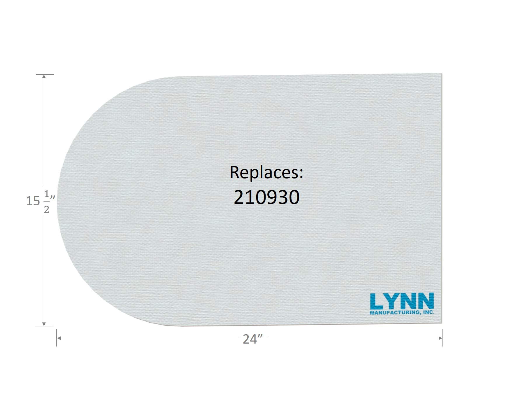 Reznor Waste Oil Heater Replacement Kit by Lynn Manufacturing - Includes Tombstone, Ceramic Fiber Door Board & Gasket (Model 210930, 157690, 1189) - Perfect for Industrial Heating & Workshop Maintenance
