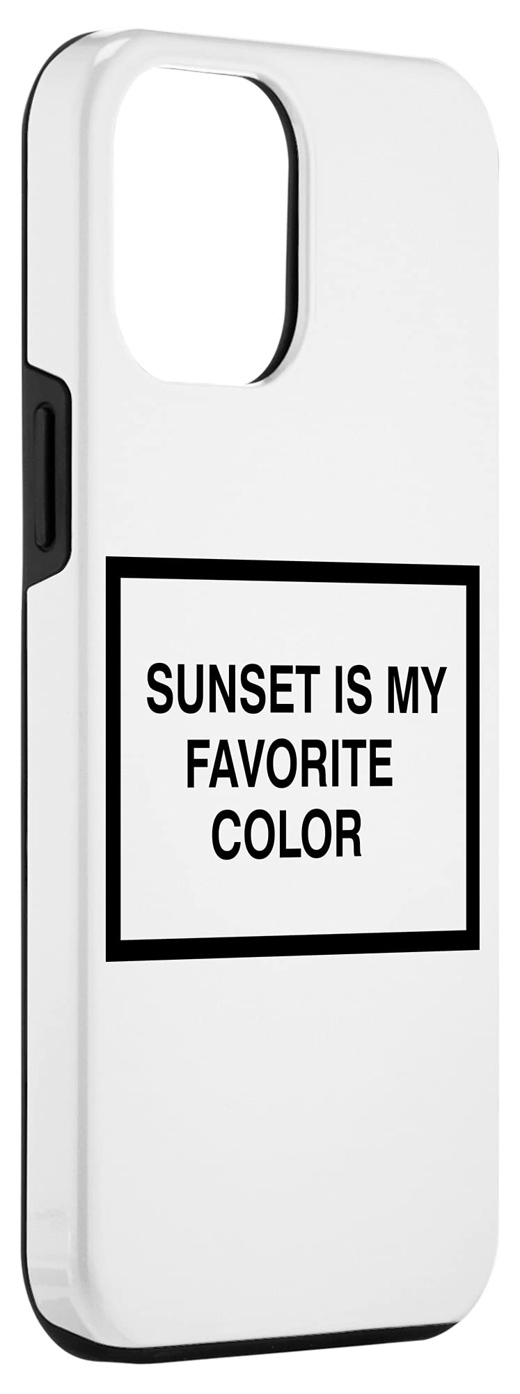 iPhone 12 Pro Max Case with Sunset Design - Trendy Moody Quotes Aesthetic Phone Cover for Women & Men - Perfect for Daily Use, Travel & Instagram Aesthetic Style