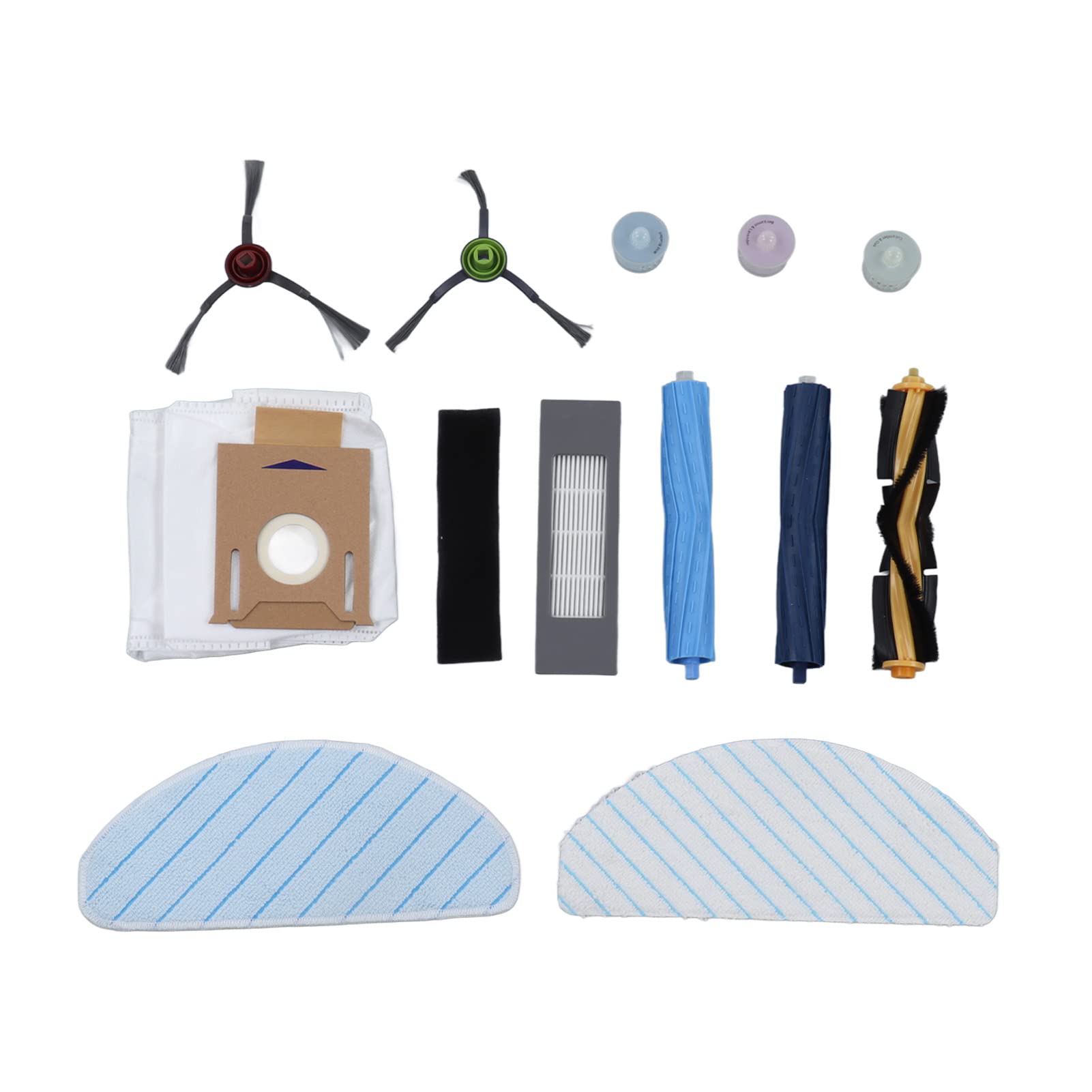 CHICIRIS Vacuum Accessories Set - Replacement Side Brushes, Mop Cloth & Filters for T9AIVI Robot Vacuum | Compatible Cleaning Kit for Hardwood Floors, Carpets & Pet Hair | Home & Office Cleaning Solution